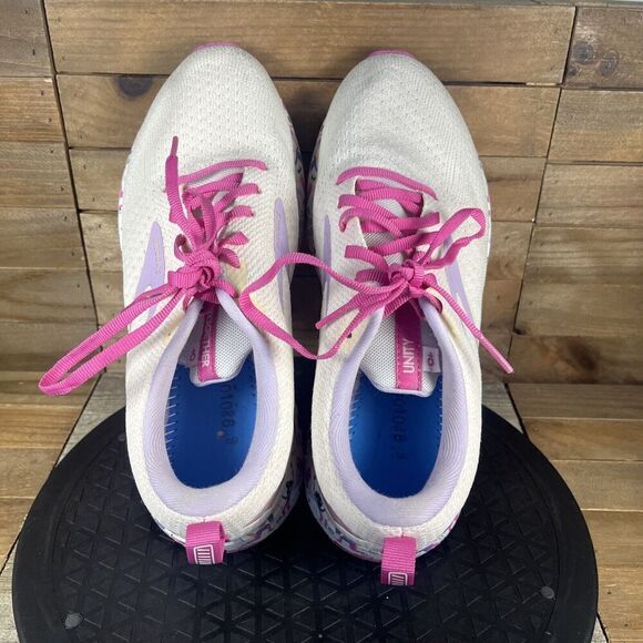 Brooks Revel 4 Womens Size 9.5 B Pink White Violet Running Shoe NO INSOLES - Picture 5 of 10